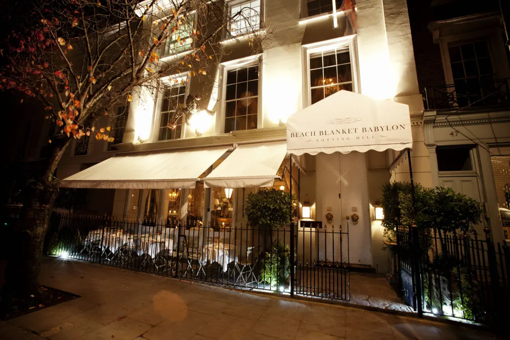 Beach Blanket Babylon. Ornate rooms, intimate tables and the theatrical atmosphere of a London institution.